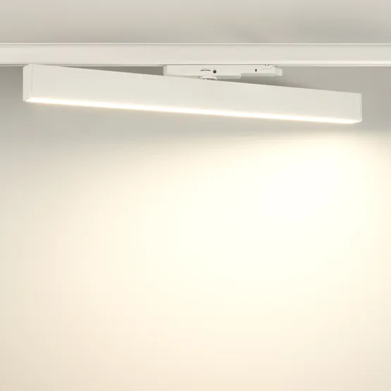 Фото #3 товара Светильник LGD-FLAT-4TR-S605-25W Warm3000 (WH, 100 deg, 230V) (Arlight, IP20 Металл, 3 года)