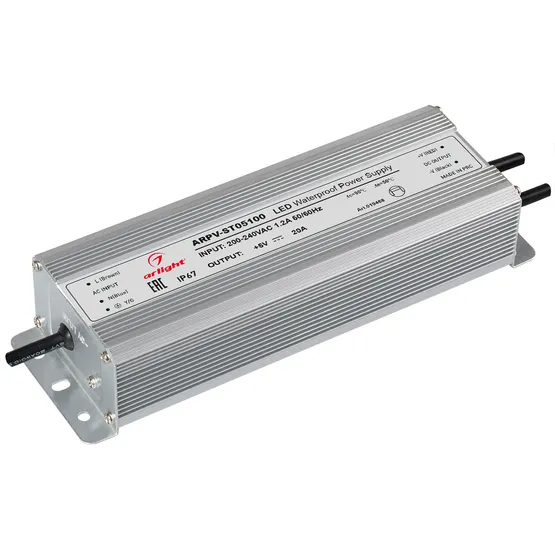 Фото товара Блок питания ARPV-ST05100 (5V, 20.0A, 100W) (Arlight, IP67 Металл, 3 года)