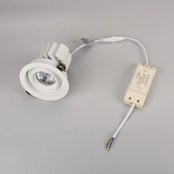 Фото #5 товара Светильник MS-VORTEX-BUILT-R110-20W Day4000 (WH-WH, 40 deg, 230V) (Arlight, IP20 Металл, 5 лет)