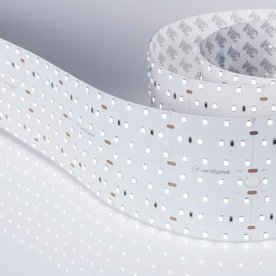 Фото #3 товара Светодиодная лента S2-2500 24V White 5500K 85mm (2835, 560 LED/m, LUX) (Arlight, 40 Вт/м, IP20)