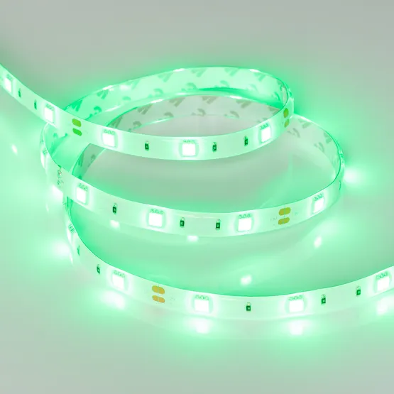 Фото #2 товара Светодиодная лента RTW 2-5000SE 12V Green (5060, 150 LED, LUX) (Arlight, 7.2 Вт/м, IP65)