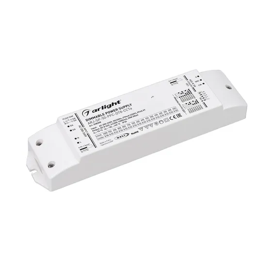 Фото товара Блок питания ARJ-SP-50-PFC-DT8-ССTa (50W, 8-52V, 0.25-1А) (Arlight, IP20 Пластик, 5 лет)