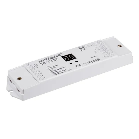 Фото товара Диммер DALI SR-2303B-PD (12-36V, 240-720W, 4 адреса) (Arlight, -)