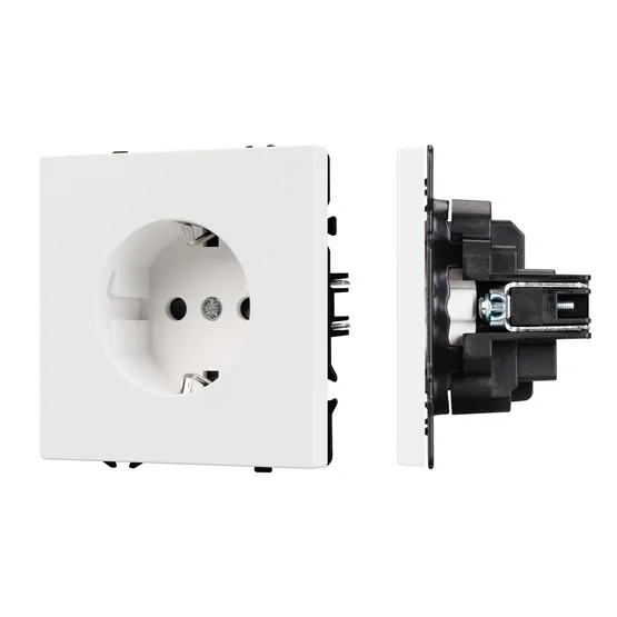 Фото #1 товара ARL NOBE Розетка зк со шторками софт-тач белый кварц SCT-MEU-SFPL-WH (250V, 16A) (Arlight, -)