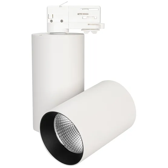 Фото #1 товара Светильник SP-POLO-TRACK-TURN-R85-15W White5000 (WH-BK, 40 deg) (Arlight, IP20 Металл, 3 года)