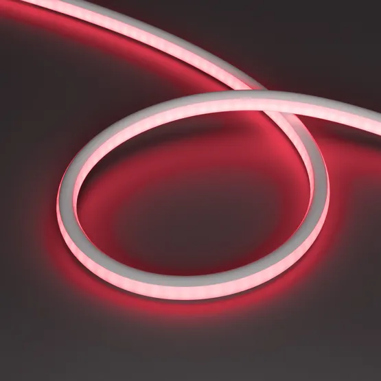 Фото #2 товара Светодиодная лента герметичная SPI-WAVE-TOP-G200-18x15mm 12V RGB PX2 (26 W/m, IP54, 5m, wire x1) (Arlight, Вывод прямой, 3 года)