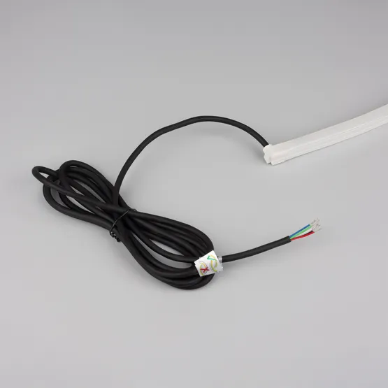 Фото #3 товара Светодиодная лента герметичная NOVA-SIDE-PU-B84-12x20mm 24V RGB-Warm (15 W/m, IP68, 3m, wire x1) (Arlight, Полиуретан)