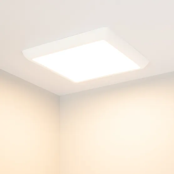 Фото #9 товара Светильник CL-FIOKK-S300x300-25W Day4000-MIX (WH, 120 deg, 230V) (Arlight, IP44 Пластик, 3 года)