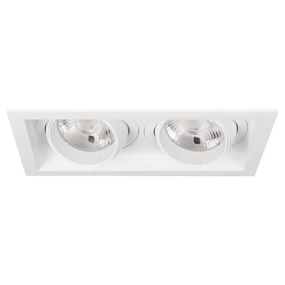 Фото #1 товара Светильник MS-VORTEX-BUILT-S250x140-2x30W Day4000 (WH-WH, 17 deg, 230V) (Arlight, IP20 Металл, 5 лет)