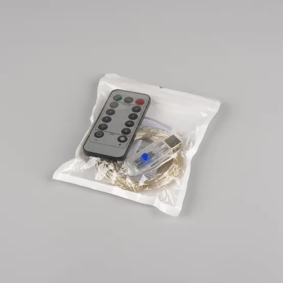 Фото #5 товара Светодиодная гирлянда ARD-DEW-HOME-10000-CLEAR-100LED-LIVE White6000 (5V, USB, ПДУ) (Ardecoled, IP20)
