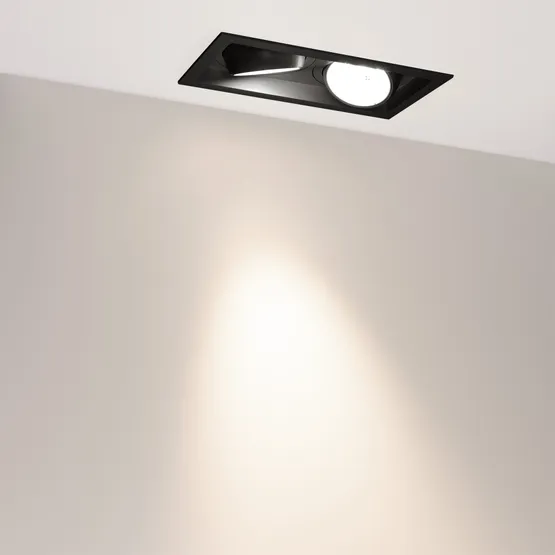Фото #5 товара Светильник MS-VORTEX-BUILT-S250x140-2x30W Day4000 (BK-BK, 30 deg, 230V) (Arlight, IP20 Металл, 5 лет)