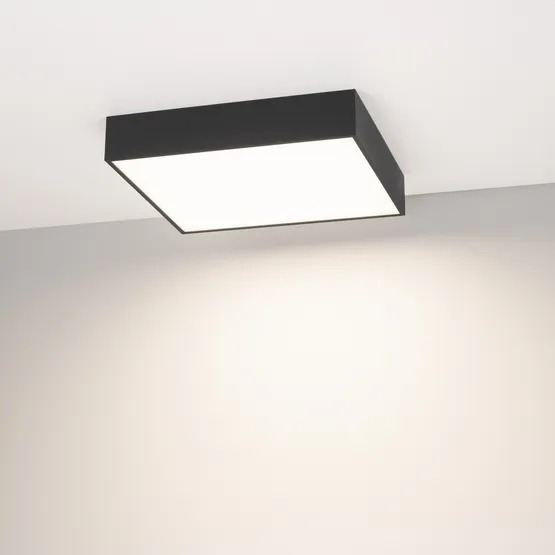 Фото #4 товара Светильник SP-QUADRO-S350x350-30W Day4000 (BK, 120 deg, 230V) (Arlight, IP40 Металл, 3 года)