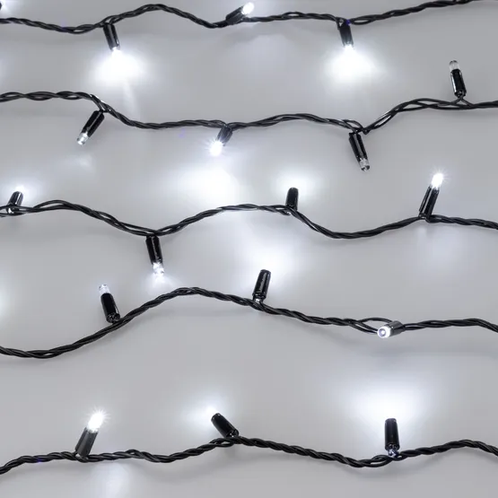 Фото #4 товара Светодиодная гирлянда ARD-STRING-CLASSIC-1000-BLACK-100LED-PULSE White (230V, 7W) (Ardecoled, IP65, 1 год)