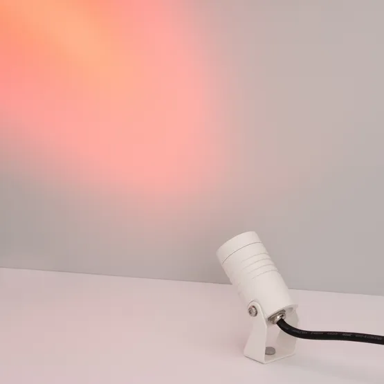 Фото #2 товара Светильник KT-RAY-COLOR-R42-6W RGB (WH, 25 deg, 12V) (Arlight, IP67 Металл, 3 года)