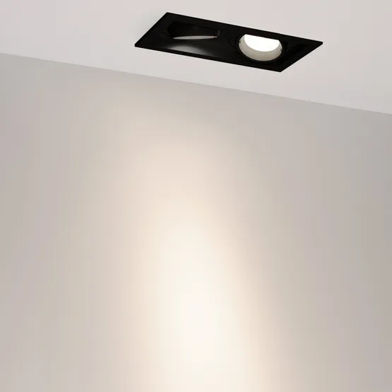 Фото #5 товара Светильник MS-VORTEX-BUILT-S210x117-2x20W Day4000 (BK-BK, 20 deg, 230V) (Arlight, IP20 Металл, 5 лет)