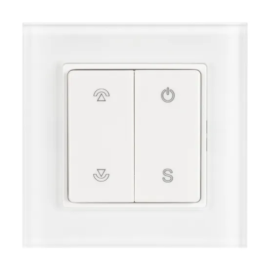 Фото #2 товара Панель SMART-P47-DIM-G-SUF (3V, 1 зона, Knob, 2.4G) (Arlight, Стекло)
