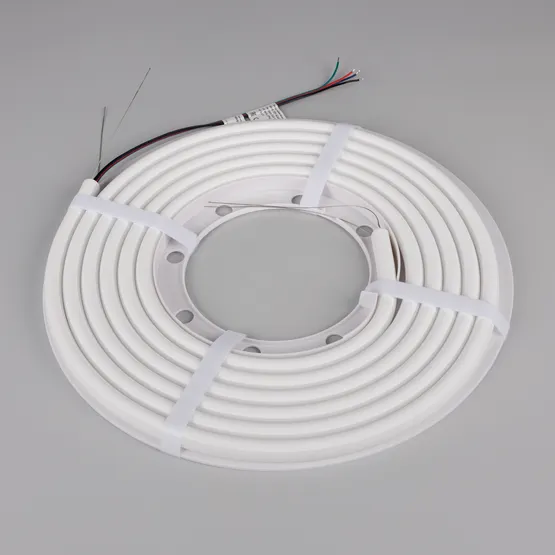 Фото #7 товара Светодиодная лента герметичная WAVE-TOP-A240-18x15mm 24V RGB (10 W/m, IP54, 5m, wire x1) (Arlight, Вывод прямой, 3 года)