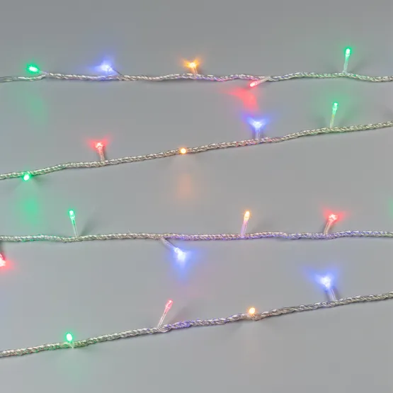 Фото #2 товара Светодиодная гирлянда ARD-STRING-HOME-5000-CLEAR-50LED-LIVE RGB (230V, 3.5W) (Ardecoled, IP20, 1 год)
