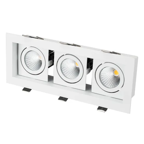 Фото #1 товара Светильник CL-KARDAN-S260x102-3x9W Warm (WH, 38 deg) (Arlight, IP20 Металл, 3 года)