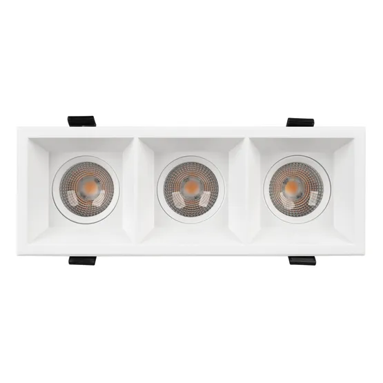 Фото #2 товара Светильник MS-FLOW-BUILT-S230x85-3x6W Day4000 (WH, 38 deg, 230V) (Arlight, IP20 Металл, 5 лет)