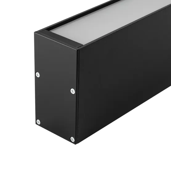 Фото #4 товара Профиль с экраном SL-LINE-3667-2500 BLACK+OPAL (Arlight, Алюминий)