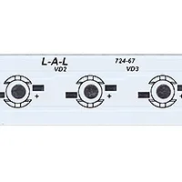 Фото товара Плата 100x25-3Е Emitter (3x LED, 724-67) (Turlens, -)