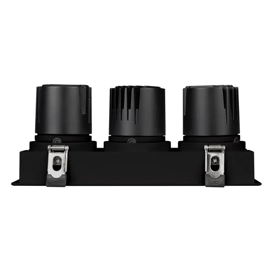 Фото #2 товара Светильник MS-FLOW-BUILT-S230x85-3x6W Warm3000 (BK, 15 deg, 230V) (Arlight, IP20 Металл, 5 лет)