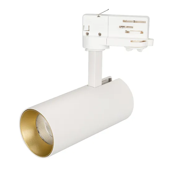 Фото #1 товара Светильник SP-POLO-TRACK-LEG-R65-8W White5000 (WH-GD, 40 deg) (Arlight, IP20 Металл, 3 года)