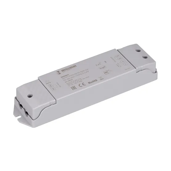 Фото #1 товара INTELLIGENT ARLIGHT Диммер SMART-PWM-102-72-CDW-SUF (12-36V, 2x5A, TUYA BLE, 2.4G) (IARL, Контроллер)
