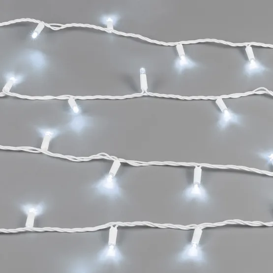 Фото #2 товара Светодиодная гирлянда ARD-STRING-CLASSIC-10000-WHITE-100LED-FLASH WHITE (230V, 7W) (Ardecoled, IP65, 1 год)