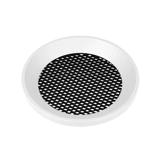 Фото #1 товара Сетчатый фильтр с посадочным кольцом LGD-NIKA-HCR-R100 (WH-BK) (Arlight, Металл)