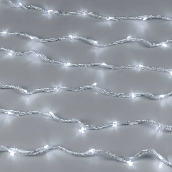 Фото #2 товара Светодиодная гирлянда ARD-STRING-HOME-10000-CLEAR-99LED-RUN WHITE (230V, 10.5W) (Ardecoled, IP20, 1 год)