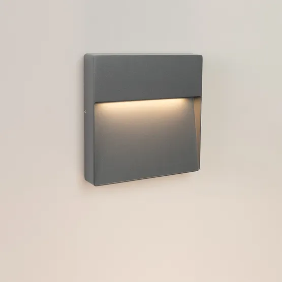 Фото #2 товара Светильник LGD-TRACE-S215x215-8W Warm3000 (GR, 60 deg, 230V) (Arlight, IP65 Металл, 3 года)