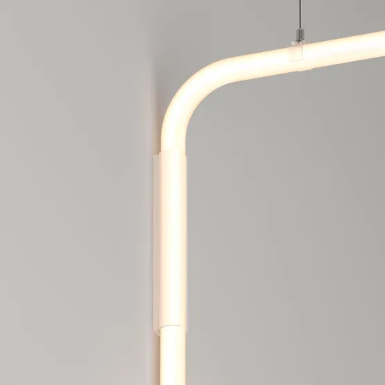 Фото #11 товара Силиконовый профиль WPH-FLEX-D22-360deg-S8-5m WHITE (Arlight, Силикон)