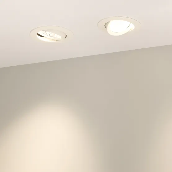 Фото #4 товара Светильник LTD-POLAR-TURN-R105-10W Warm3000 (WH, 36 deg, 230V) (Arlight, IP20 Пластик, 3 года)