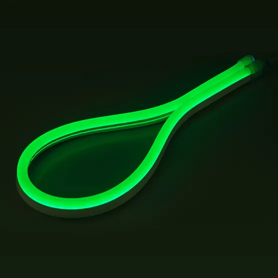 Фото товара Образец Гибкий неон ARL-CF2835-Classic-220V Green (26x15mm)-1m (Arlight, -)