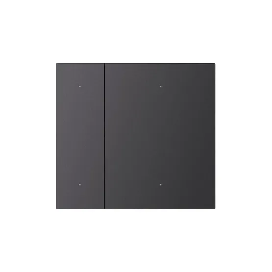 Фото #2 товара INTELLIGENT ARLIGHT Накладка панели KNX-23-2G-SUF Dark Grey (Backlight) (IARL, IP20 Металл, 2 года)