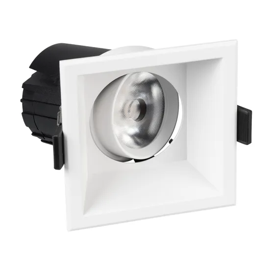 Фото #3 товара Светильник MS-FLOW-BUILT-S85x85-12W Warm3000 (WH, 38 deg, 230V) (Arlight, IP20 Металл, 5 лет)