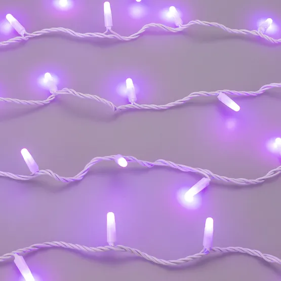 Фото #5 товара Светодиодная гирлянда ARD-STRING-CLASSIC-20000-WHITE-200LED-MILK-SYNC RGB (230V, 13W, RF ПДУ, 3000) (Ardecoled, IP65)