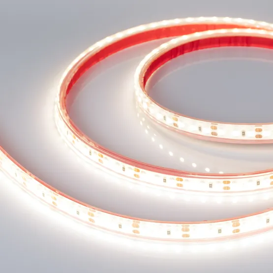 Фото #2 товара Светодиодная лента RTW 2-5000PGS 12V Cool 2x (3528, 600 LED, LUX) (Arlight, 9.6 Вт/м, IP67)