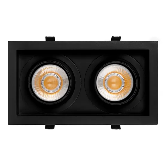 Фото #3 товара Светильник MS-VORTEX-BUILT-S250x140-2x30W Day4000 (BK-BK, 30 deg, 230V) (Arlight, IP20 Металл, 5 лет)