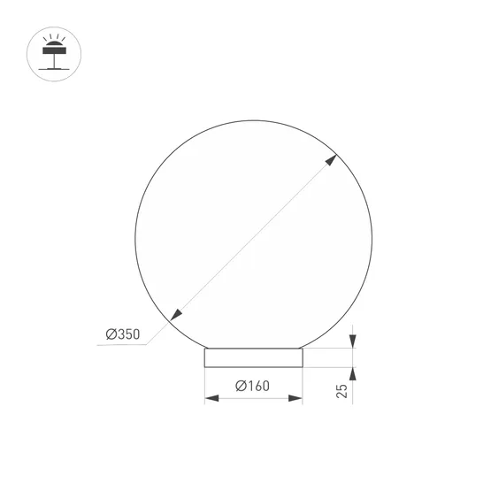 Фото #7 товара Светильник SP-SILKA-TAB-R350-11W Warm2700 (WH, 330 deg, TOUCH-DIM) (Arlight, IP20 Натуральный шелк, 3 года)