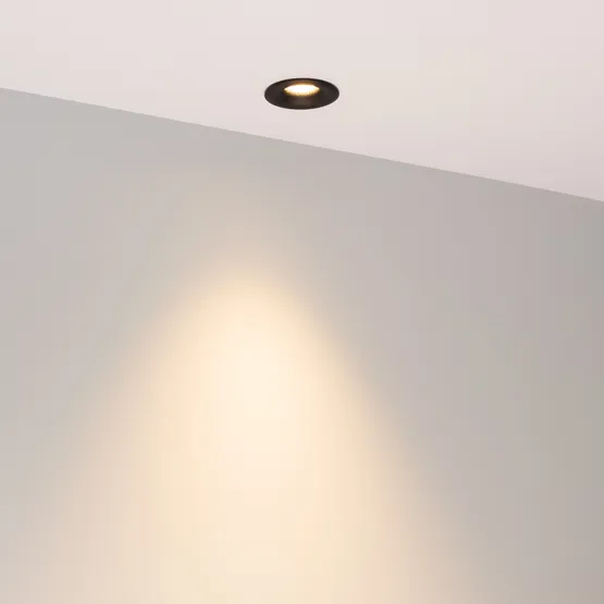 Фото #2 товара Светильник MS-FOGGY-BUILT-R45-5W Warm3000 (BK, 36 deg, 230V) (Arlight, IP54 Металл, 5 лет)