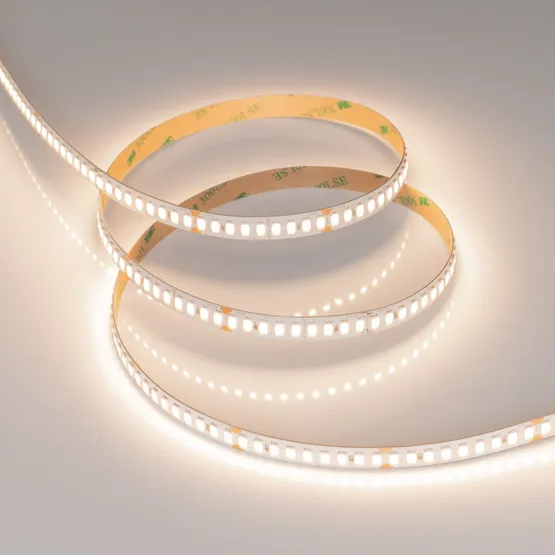 Фото #5 товара Светодиодная лента ULTRA-C180-10mm 24V Warm3500 (19.2 W/m, IP20, 5630, 5m) (Arlight, высок.эфф.200 лм/Вт)