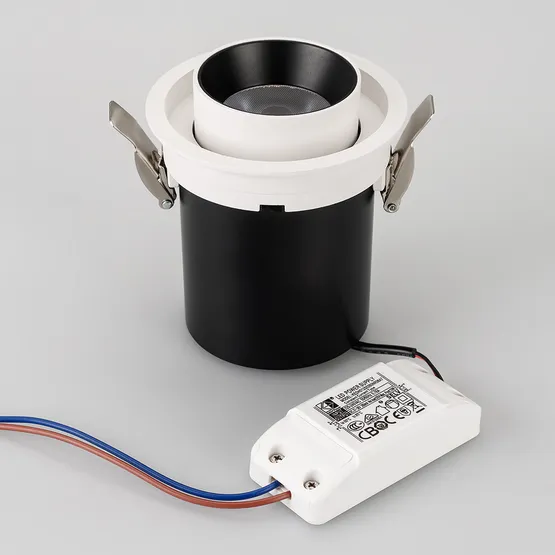 Фото #3 товара Светильник LGD-PULL-R100-10W Warm3000 (WH, 20 deg) (Arlight, IP20 Металл, 3 года)