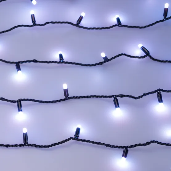 Фото #7 товара Светодиодная гирлянда ARD-STRING-CLASSIC-10000-BLACK-100LED-MILK-LIVE RGB-DMX (24V, 10W) (Ardecoled, IP65, 1 год)