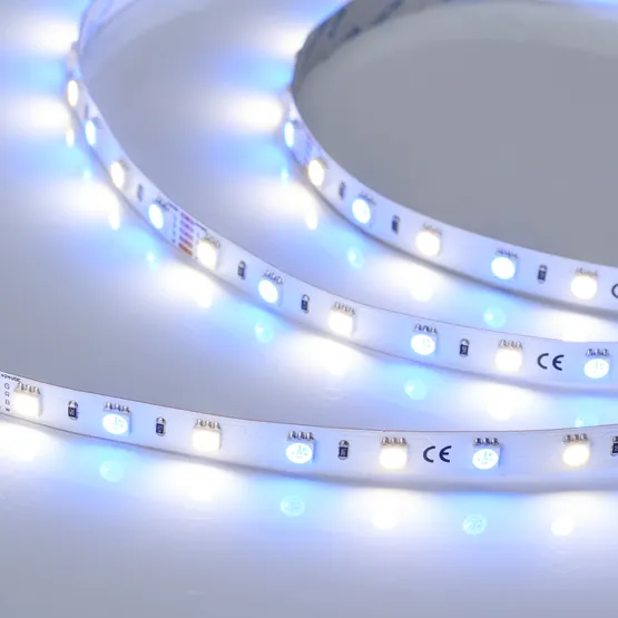 Фото #4 товара Светодиодная лента RT-B60-10mm 24V RGBW-Day (14.4 W/m, IP20, 5060, 5m) (Arlight, Открытый)