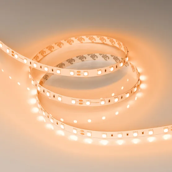 Фото #4 товара Светодиодная лента RT-B60-10mm 24V Orange (14.4 W/m, IP20, 5060, 5m) (Arlight, 14.4 Вт/м, IP20)