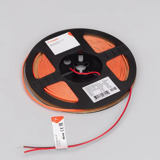 Фото #3 товара Светодиодная лента COB-X480-4mm 24V Red (4 W/m, IP20, 5m) (Arlight, -)