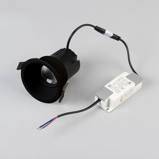 Фото #2 товара Светильник MS-FLOW-BUILT-R85-12W Warm3000 (BK, 38 deg, 230V) (Arlight, IP20 Металл, 5 лет)